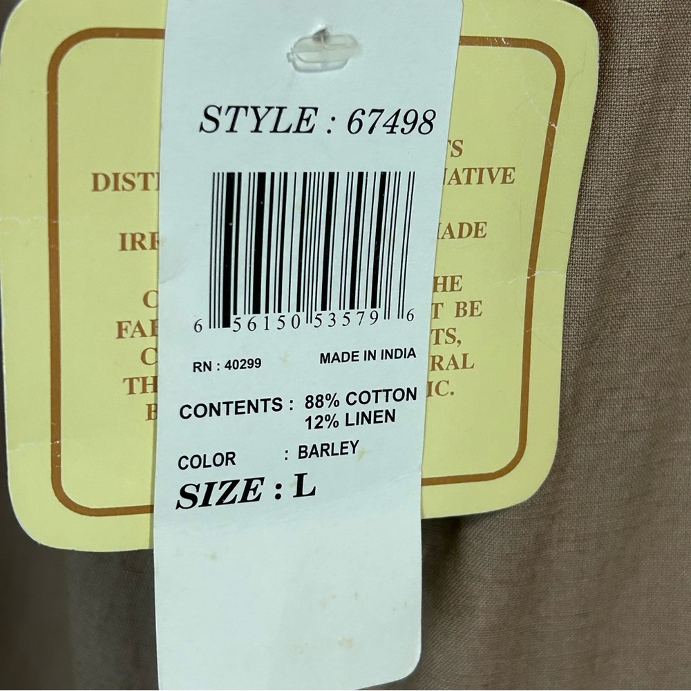 Vintage Erika Collection Jumper Dress cotton linen blend Lagenlook boho … - Picture 13 of 15